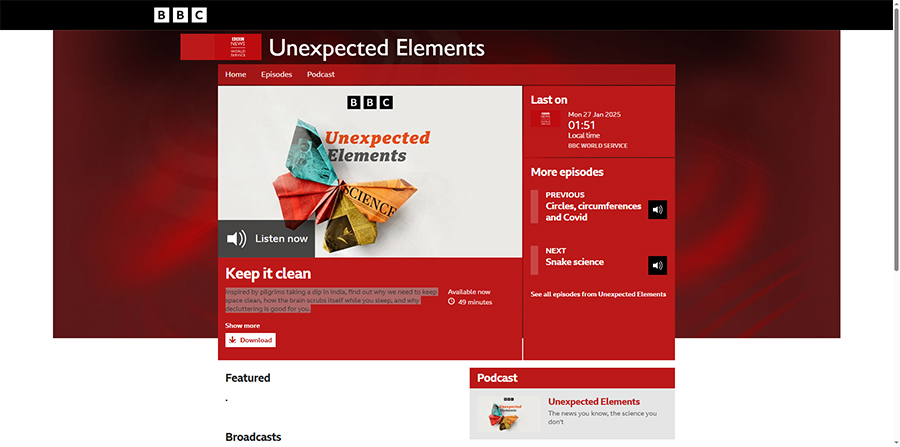 BBC Unexpected Elements
